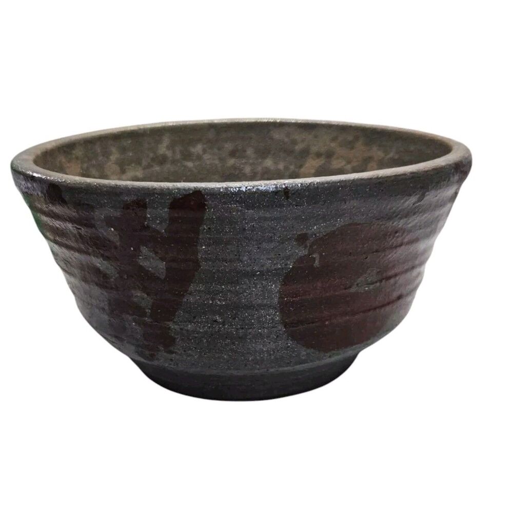Patrick Siler Glazed Earthenware Pottery Bowl Circa 1970s Funk Art WSU Studio - Picture 5 of 7